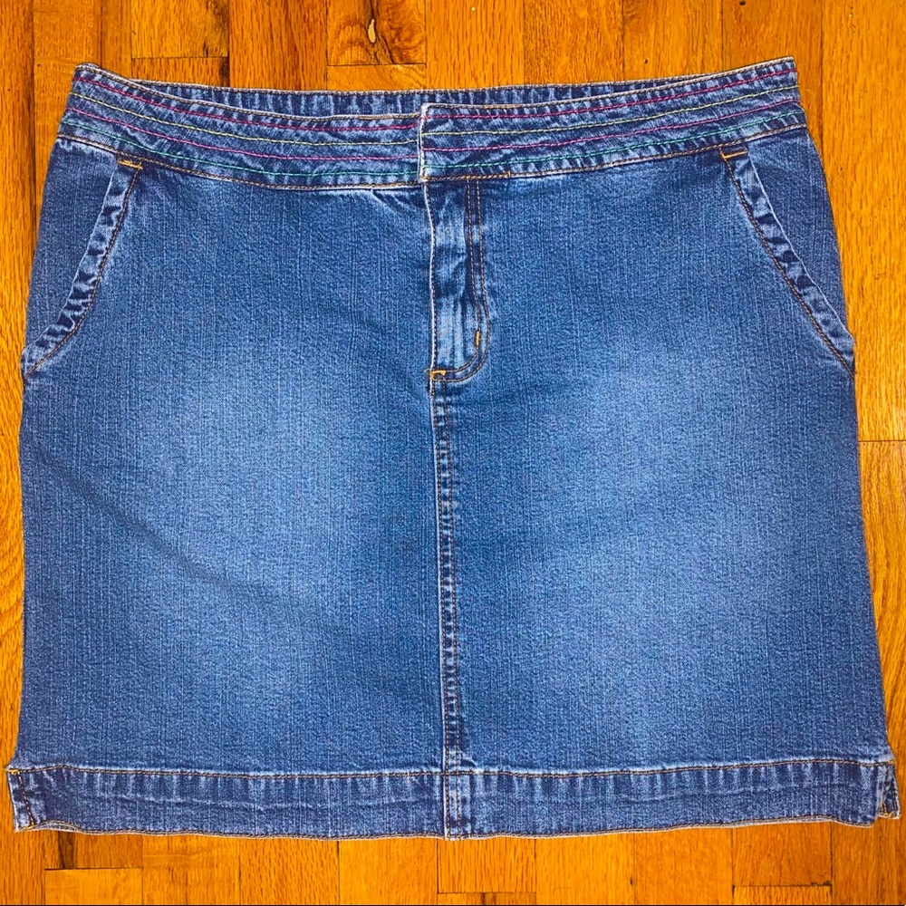 Lilly Pulitzer Vintage Denim Skirt